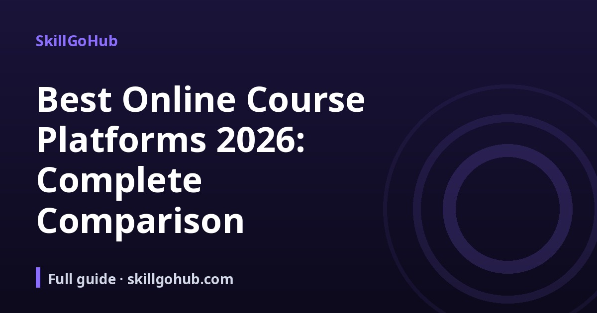 Online learning platforms comparison