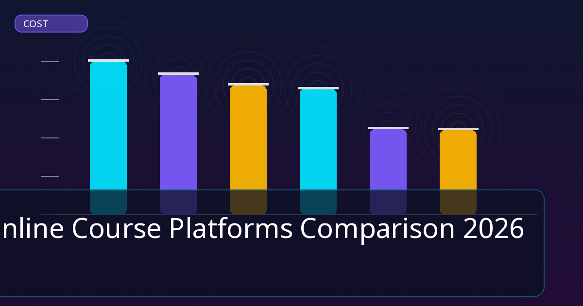 Online Course Platforms Comparison tools and features overview