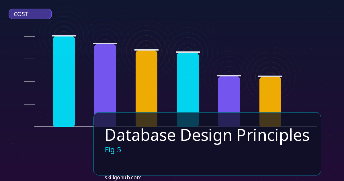 Database Design Principles tools and features overview
