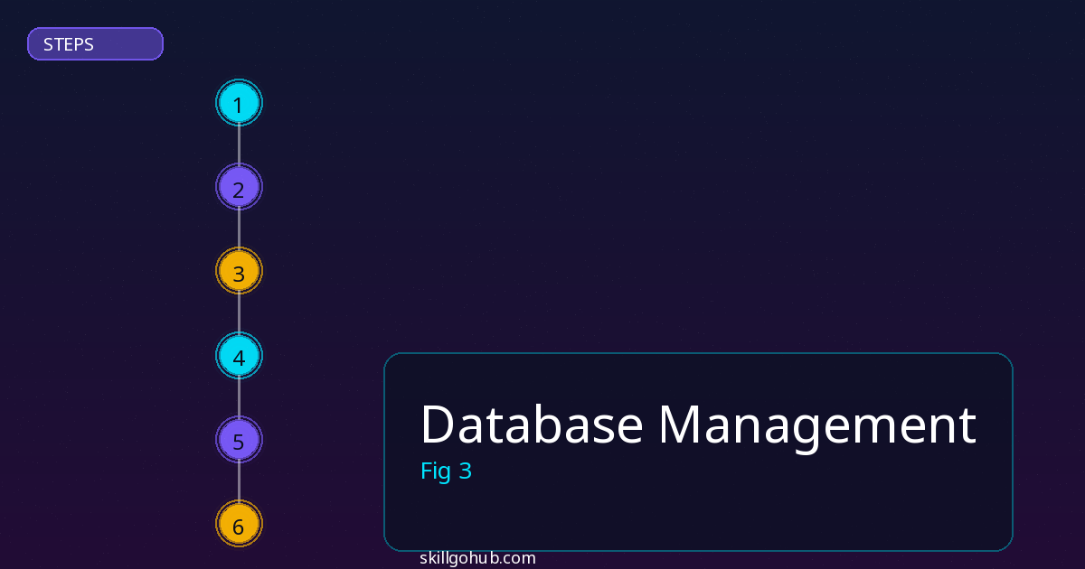 Database Management step by step guide