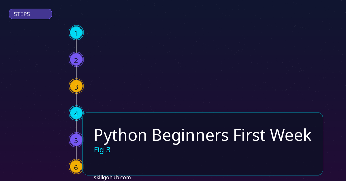 Python Beginners First Week step by step guide