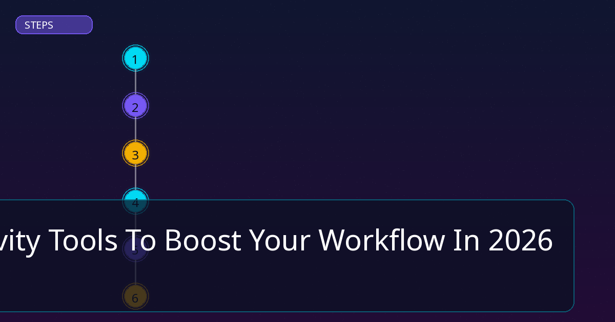 10 Productivity Tools To Boost Your Workflow In step by step guide